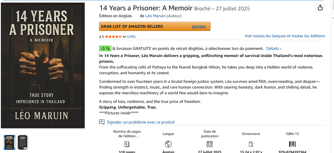 Amazon page snapshot